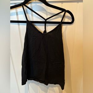 Ladies Woman’s Size Extra Small Black Spaghetti Straps Tank Top